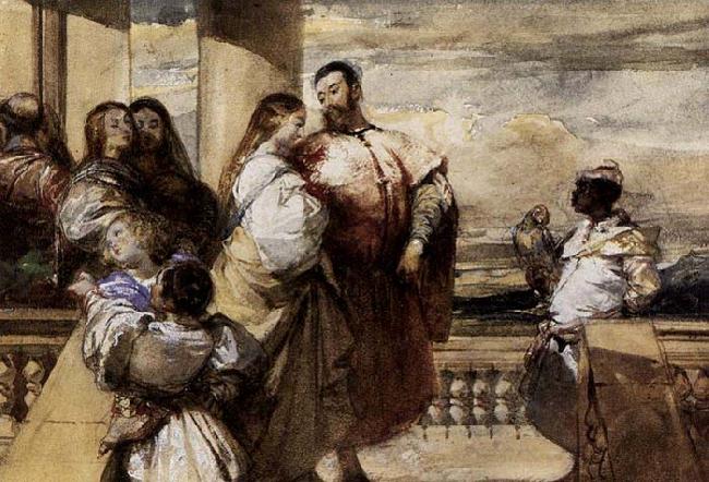 Richard Parkes Bonington A Venetian Scene